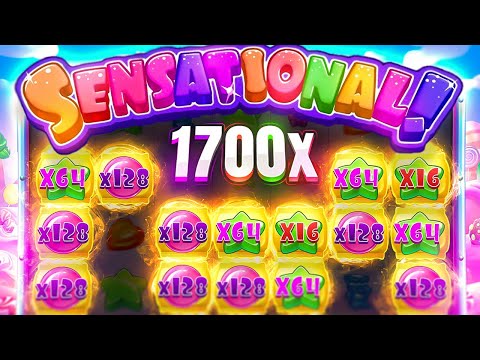 INSANE 1700x RECORD WIN ON SUGAR RUSH!