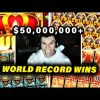 Trainwreckstv TOP 10 WINS of ALL-TIME ($50,000,000+) | Train Best Slot Wins