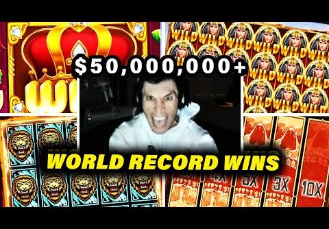 Trainwreckstv TOP 10 WINS of ALL-TIME ($50,000,000+) | Train Best Slot Wins