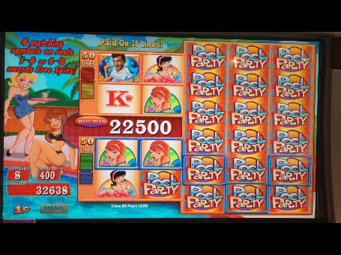 ** SUPER BIG WIN ** Pool Party ** Max Bet Bonus ** Live Play ** SLOT LOVER **