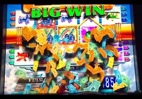 SUPER BIG WIN!! (RARE HIT) “UP UP & AWAY” Slot Machine Bonus (w/ SLOT CHICK!)