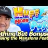 Huff N More Puff Slot Machine – Nothing but Bonuses, Chasing the Elusive Mansions Feature!