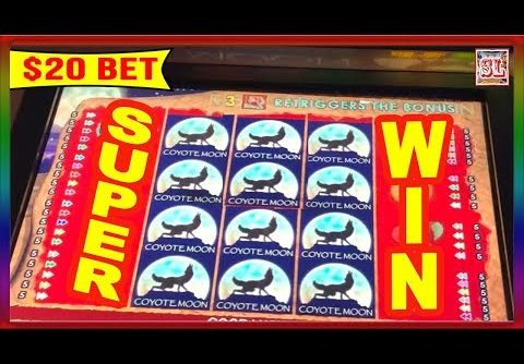 ** SUPER BIG WIN ** COYOTE MOON ** HIGH LIMIT ** SLOT LOVER **