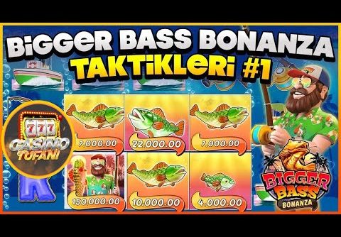 🎣 Bigger Bass Bonanza 🎣 l Taktiklerle Kazandık !! – Big Win #slot #casino #pragmaticplay