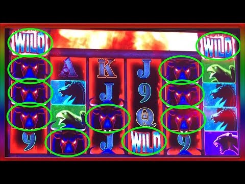 ** SUPER BIG WIN ON NEW BULL RUSH SLOT MACHINE ** POKIES ** SLOT LOVER **