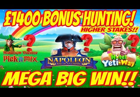 £1400 Bonus Hunitng On Slots! MEGA BIG WIN! 😜💰🎰