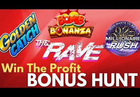 Online Slots BONUS HUNT – Win The Profit! – Merch or a BIG WIN??