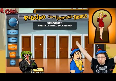 Big Win di Paolo alla PIERINO TENTA LA FORTUNA 🎰 fino a BET MAX 💰 | COBRA SLOT ONLINE