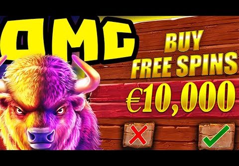 €10.000 BONUS BUY 😱 BUFFALO KING MEGAWAYS 🔥 RANDOM MICHAELS BIGGEST SLOT WINS STREAM HIGHLIGHTS‼️