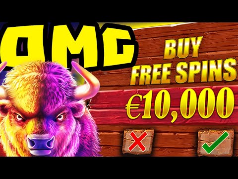 €10.000 BONUS BUY 😱 BUFFALO KING MEGAWAYS 🔥 RANDOM MICHAELS BIGGEST SLOT WINS STREAM HIGHLIGHTS‼️