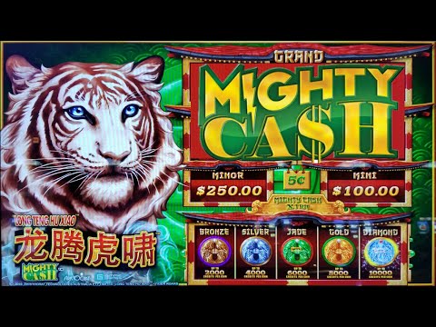 A ROARING SUPER BIG WIN on MIGHTY CASH TIGER SLOT MACHINE POKIE