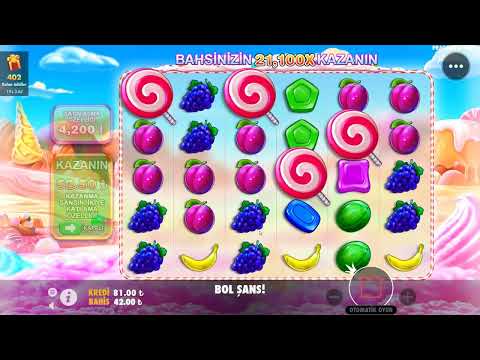 SWEET BONANZA | KALPLER VE MORLAR ŞENLİĞİ BİG WİN #sweetbonanza #casino #slot #bigwin