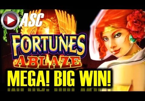 *MEGA BIG WIN!* FORTUNES ABLAZE | 200+ FREE SPINS! MAX BET! Slot Machine Bonus (Konami)