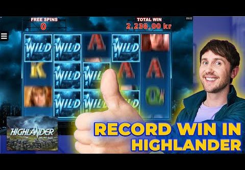 Highlander Slot Record Win