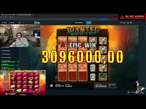 INSANE WIN ! Trainwreckstv HIT 3.3M ON WANTED (DUEL) ! TRAINWRECKSTV BIG WINS ! SLOTS