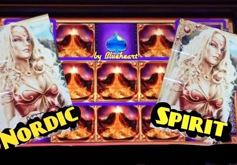 NORDIC SPIRIT slot machine HUGE BONUS WIN! (2 videos)