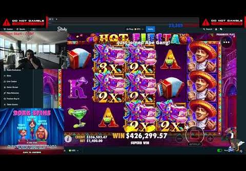 INSANE WIN ! Trainwreckstv HIT 1M ON HOT FIESTA ! TRAINWRECKSTV BIG WINS ! CASSINO! SLOTS