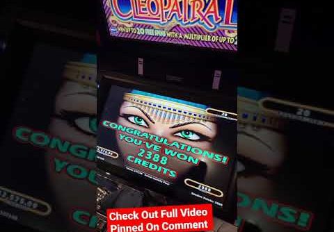 Biggest Jackpot Of My Life On Cleopatra Slot #shorts