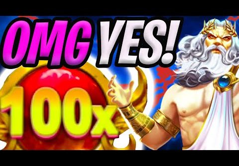 GATES OF OLYMPUS ⚡️ SLOT 100X MULTIPLIER 😱 MEGA BIG WINS‼️ *** UNBELIEVABLE ***