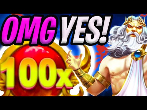 GATES OF OLYMPUS ⚡️ SLOT 100X MULTIPLIER 😱 MEGA BIG WINS‼️  *** UNBELIEVABLE ***