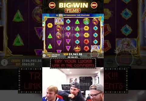 Online slot Gates of Olympys Bonus Game $562 bet | RECORD WINS OF THE WEEK | #BigWinFilms