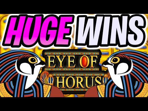 EYE OF HORUS 🔥 SLOT BIG WINS 😱 EPIC MAX BET BONUS HUNT OMG‼️ *** €20 BET ***