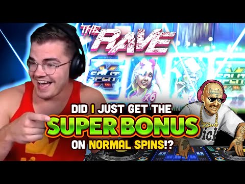 Super Bonus Big Win on The Rave! (Nolimit City NEW SLOT)