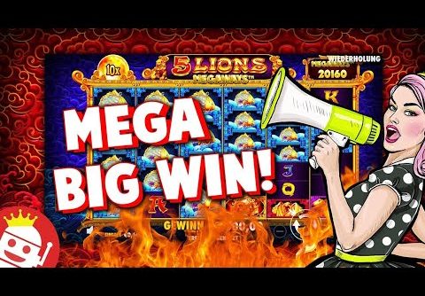 خمسة ملاين في 4 دقائق 5Lion Megaways &  Ultra Burn Mega win 🤑🤑