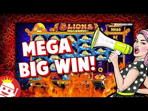 خمسة ملاين في 4 دقائق 5Lion Megaways &  Ultra Burn Mega win 🤑🤑