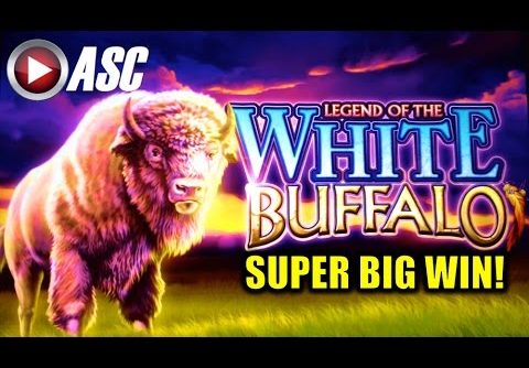 *SUPER BIG WIN!* LEGEND OF THE WHITE BUFFALO | Slot Machine Bonus (Cadillac Jack / AGS)