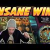 INSANE WIN! Sword and the Grail Big win – HUGE WIN on Casino slots from Casinodaddy LIVE STREAM