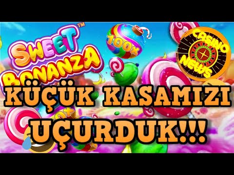 Sweet Bonanza 🍭🍎🍇 Sweet Bonanza Küçük Kasa Güzel Vurgun 🤑#slot #bigwin #bonanza