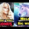 MYSTICAL UNICORN / NORDIC SPIRIT slot machine Bonus and MEGA BIG WIN!