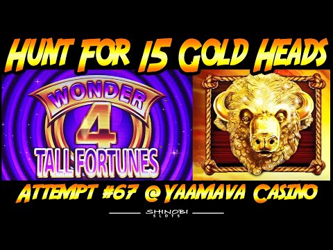 Hunt For 15 Gold Heads Ep. #67! Can I Finally Trigger Super Free Games in Wonder 4 Tall Fortunes?