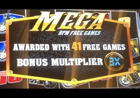 ** MEGA FREE GAMES ON HARLEY SLOT MACHINE ** SLOT LOVER **