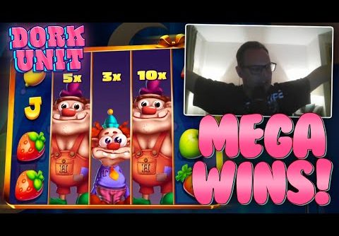 MEGA BIG WINS on Dork Unit Slot with Jack! (Session)