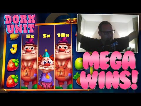 MEGA BIG WINS on Dork Unit Slot with Jack! (Session)