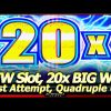 Lightning Surge Slot Machine – 20x Big Win Quadruple Up in NEW Konami Slot with Wild Lava Bonuses