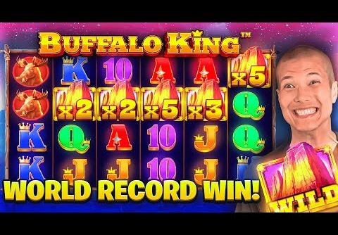 INSANE WORLD RECORD HIT ON BUFFALO KING SLOT!