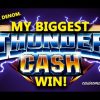 THUNDER CASH SLOT – *HIGH DENOM* – “MY LARGEST WIN”!!! -Slot Machine Bonus