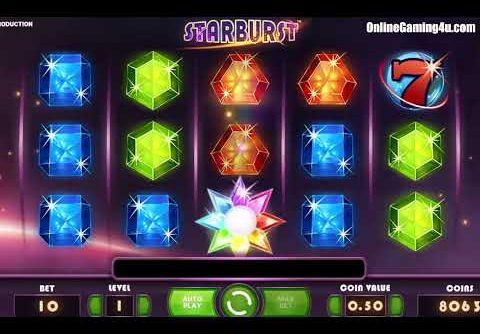 NEW Starburst slot Big Win Mega Win Super Mega Win!