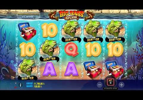 Big Bass Splash – 5 Scatter Geldi Ne Ödedi ? 200x Big Win – #casino #slot #pragmaticplay
