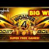 AWESOME NEW GAME! Wonder 4 Boost Gold Slot – SUPER FREE GAMES!