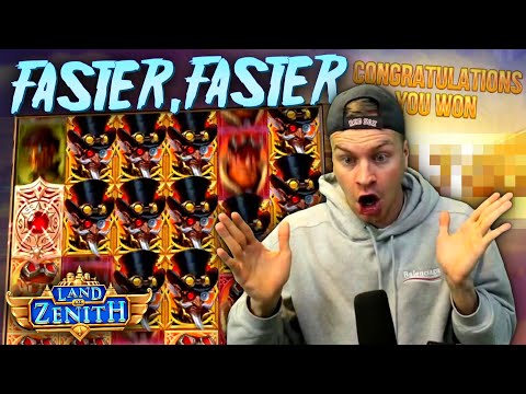 FASTER! High Stakes Mega Win on Land Of Zenith!