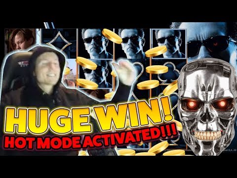 HOT MODE!! TERMINATOR SLOT GIVES BIG WIN!!!