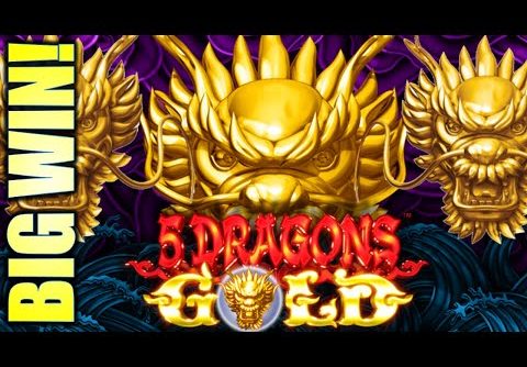 FISHIN’ FOR A BIG WIN! π² 5 DRAGONS GOLD Slot Machine (Aristocrat)