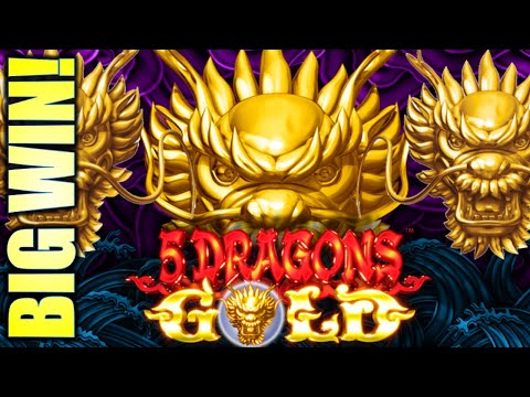 FISHIN’ FOR A BIG WIN! 🐲 5 DRAGONS GOLD Slot Machine (Aristocrat)