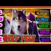 ** SUPER BIG WIN ** WOLF PEAK ** PROGRESSIVE  ** SLOT LOVER **