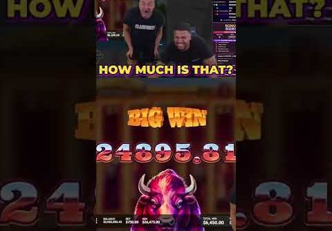 WE GOT ONE OF OUR BIGGEST WINS ON THIS SLOT!🤯😱 #bigwin #slots #casino