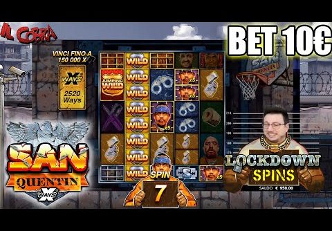 BIG WIN 💰 alla SAN QUENTIN della NO LIMIT CITY 🕴️ by Paolo 🎰 | COBRA SLOT ONLINE